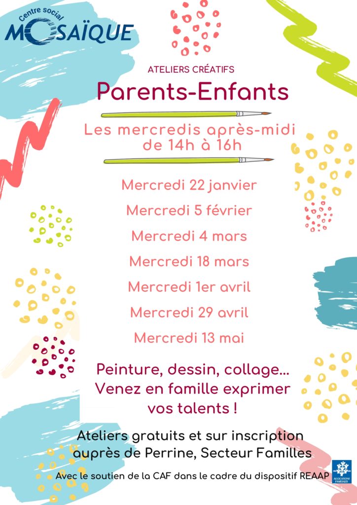 Atelier Créatif Enfant de 4 à 10 ans