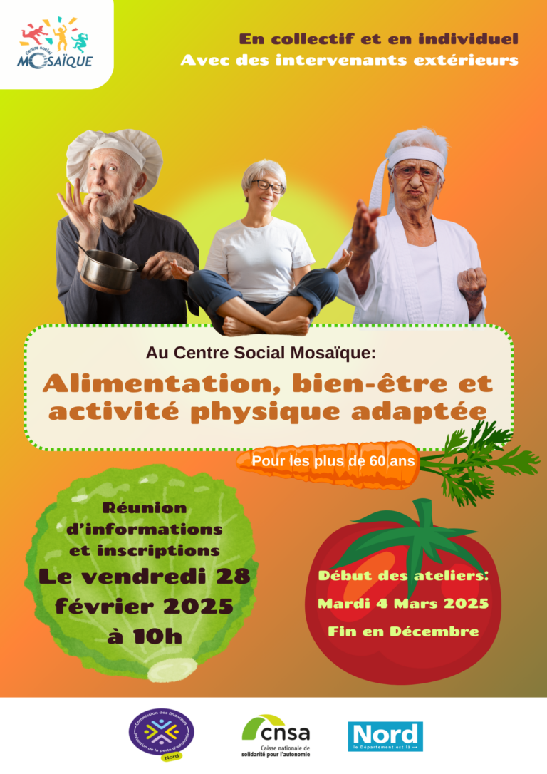 Lire la suite à propos de l’article Ateliers alimentation, bien-être et activité physique adaptée