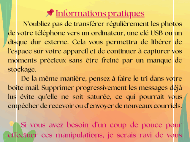 Fermeture du Cyber : Semaine du 4 au 10 août 2025 !!!