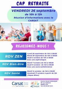 Lire la suite à propos de l’article CAP RETRAITE – Rejoignez-nous !!
