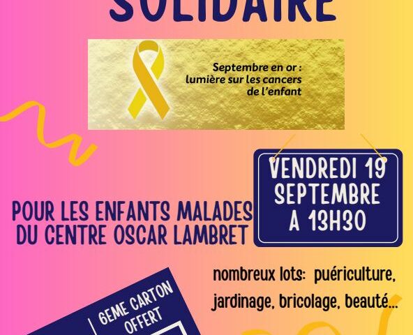 Le Centre Social Mosaïque organise un loto solidaire !