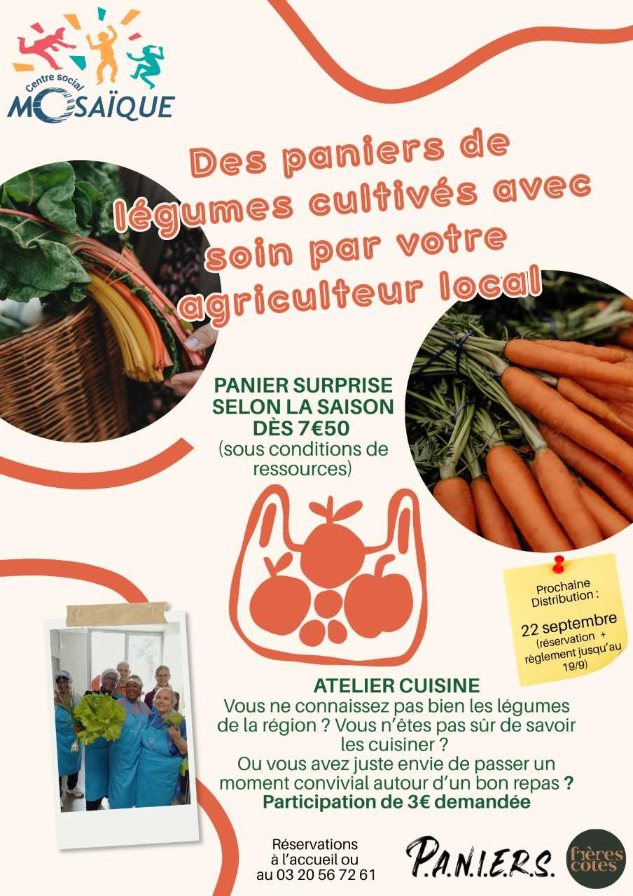 Lire la suite à propos de l’article Des bons légumes vous attendent aux Centre Social !