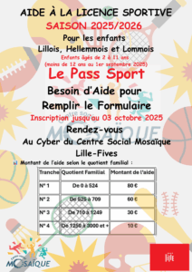 Lire la suite à propos de l’article Petit rappel : Le Pass’Sport est de retour pour 2025-2026 !