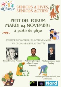 Lire la suite à propos de l’article Petit Déj. – Forum le mardi 04 novembre 2025 à partir de 9h30 !