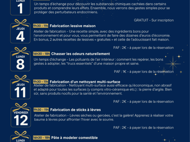 Atelier zéro toxiques – 100 % pratique !