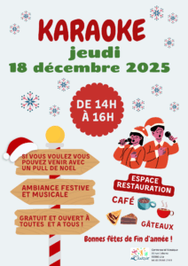 Lire la suite à propos de l’article Karaoké organisé le 18 décembre 2025 !