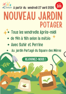 Lire la suite à propos de l’article Nouveau Jardin Potager partagé !