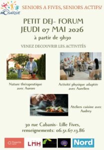 Lire la suite à propos de l’article Seniors à Fives, Seniors Actives  – Venez nombreux pour découvrir les Activités !