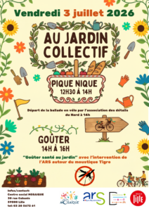 Lire la suite à propos de l’article Pique-Nique au Jardin Collectif – Vendredi 03 juillet 2026