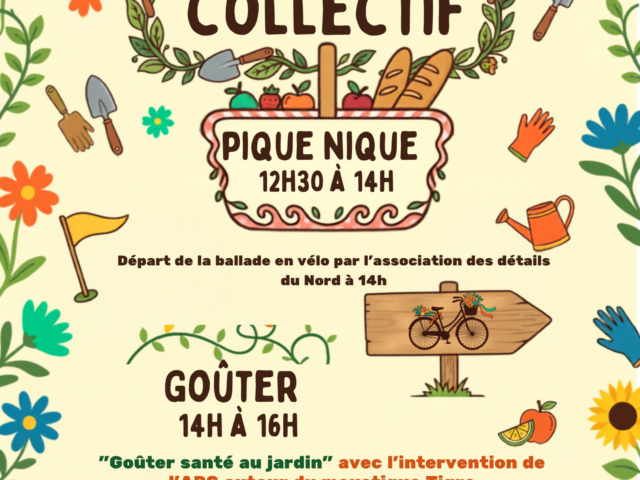 Pique-Nique au Jardin Collectif – Vendredi 03 juillet 2026