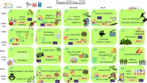 Lire la suite à propos de l’article Plannings Vacances août 2026 !