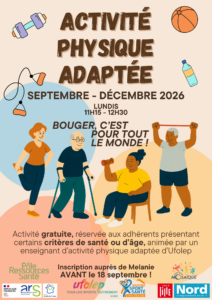 Lire la suite à propos de l’article Activité physique adaptée !