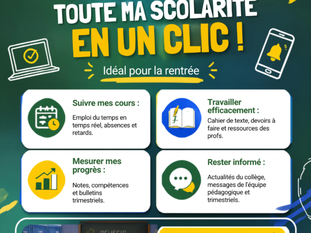 PRONOTE : Toute ma scolarité en un Clic !